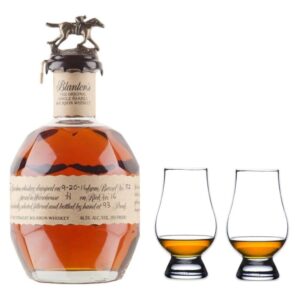 Blanton's Single Barrel Bourbon Whiskey & Glencairn Whiskey Glass Set
